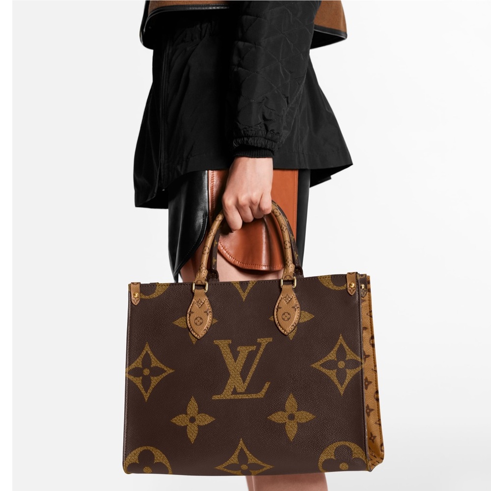 BRAND NEW! LOUIS VUITTON LV REVERSE MONOGRAM M45321 OnTheGo MM TOTE BAG - Picture 12 of 16